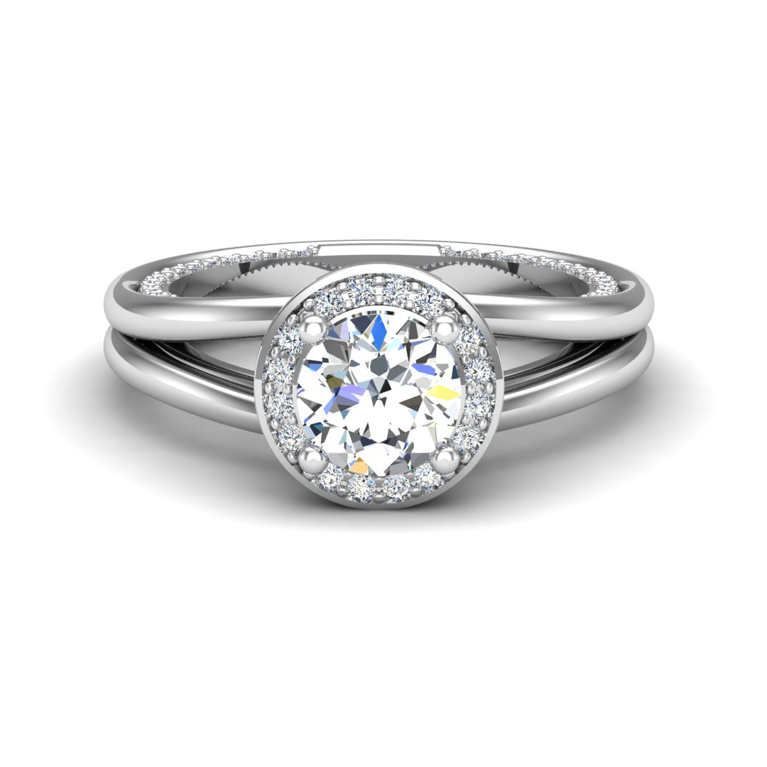 Miriam Halo Engagement Ring